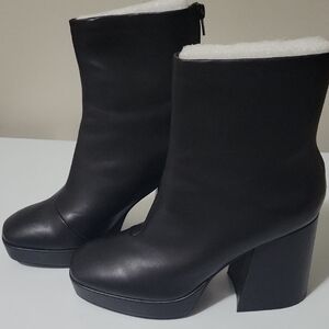 Steve Madden Black Heeled Boots